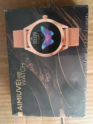 Reloj AIMIUVEI KW10 Dorado Rosado