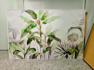 Cuadro hojas tropicales. OFERTAAAAAAAAA