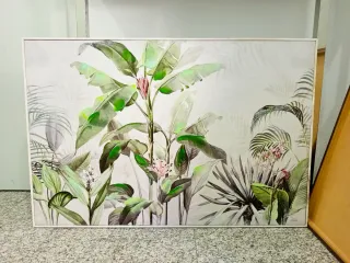 Cuadro hojas tropicales. OFERTAAAAAAAAA