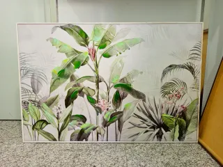Cuadro hojas tropicales. OFERTAAAAAAAAA