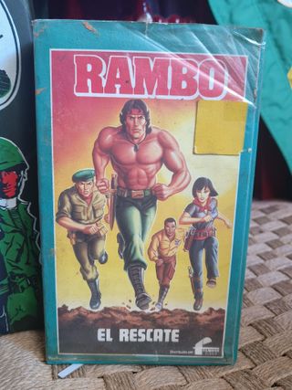 juguetes bootleg y figura rambo vintage años 80 90