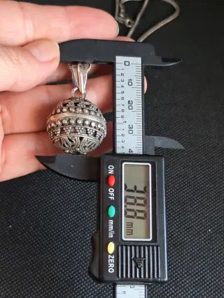 Cadena y Colgante Plata Ley 925 Vintage