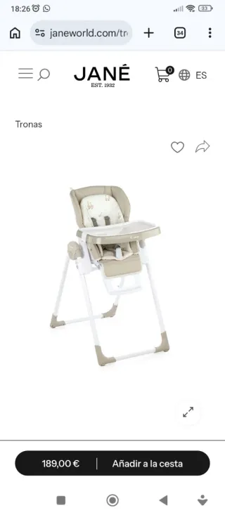 Trona evolutiva Jane Mila polipiel