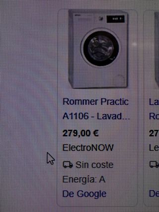 Lavadora Rommer Practic A1106 6kg nuevo en caja