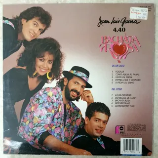 LP Juan Luis Guerra 4.40 - Bachata Rosa