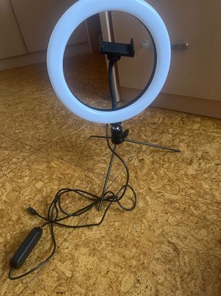 Aro de Luz LED con Soporte para Móvil