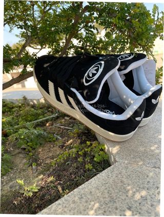 Adidas Campus 00s Talla 39 Negro Blanco