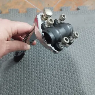 Potencia bici antigua cromada