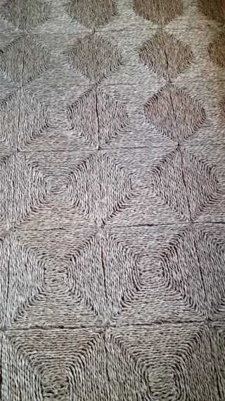 Alfombra de fibra Natural trenzada gruesa