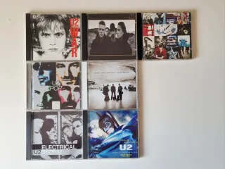 Lote 7 CDs U2