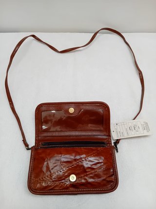 CARTERA -  BOLSO MANO MARRÓN OKAY SAC