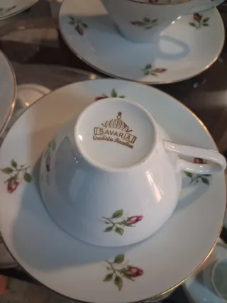 Juego de café vintage Bavaria porcelana