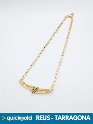 035-02-00807 GARGANTILLA ORO 18K HOJAS 47.7 CM