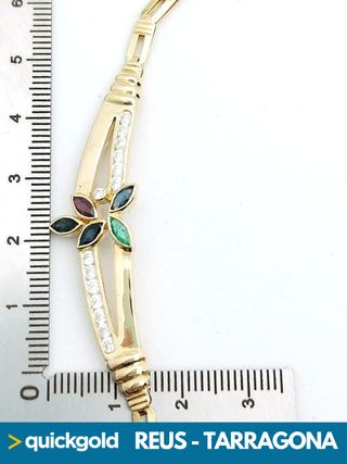 035-02-00807 GARGANTILLA ORO 18K HOJAS 47.7 CM