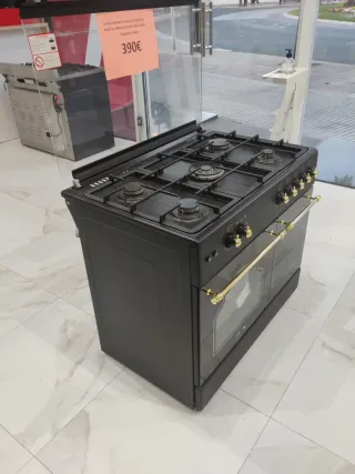 Cocina Gas Alpha Vulcano Gold Rústico 90PB