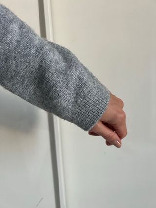 Abito lungo spalle scoperte H&M grigio
