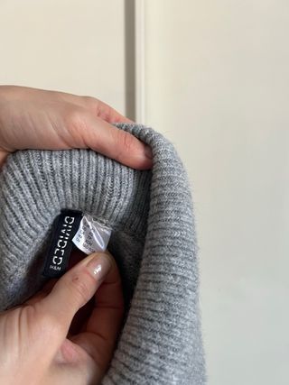 Abito lungo spalle scoperte H&M grigio