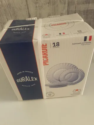 Vajilla Duralex Picardie 18 piezas