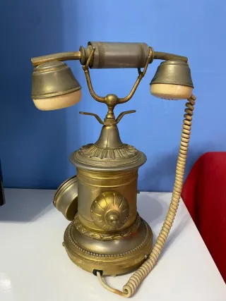 Telefono vintage ottone