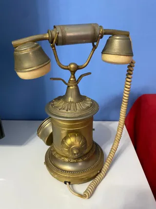Telefono vintage ottone