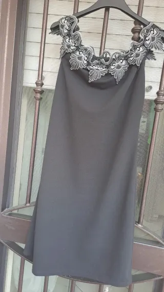 Abito tubino donna nero taglia M