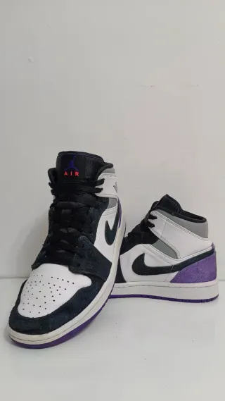 Zapatillas Nike Air Jordan Mid Morado Blanco