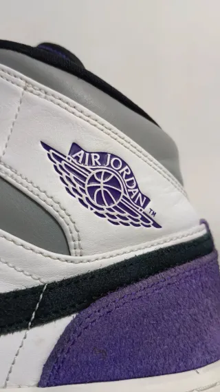 Zapatillas Nike Air Jordan Mid Morado Blanco