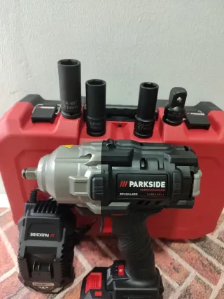 Pistola de impacto + Batería 4Ah + cargador