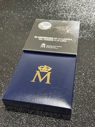 Moneda Plata 50 Aniversario Llegada Luna