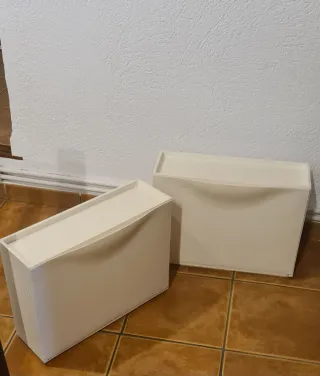 Zapatero Ikea plástico color blanco