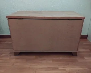 Baúl Arcon Madera Rústico Ikea