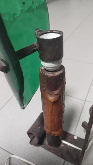 Lámpara artesanal única