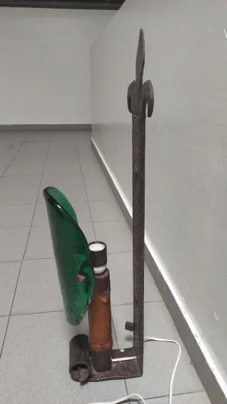 Lámpara artesanal única