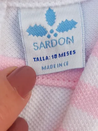 Vestido niña 12-18 meses. Sardo