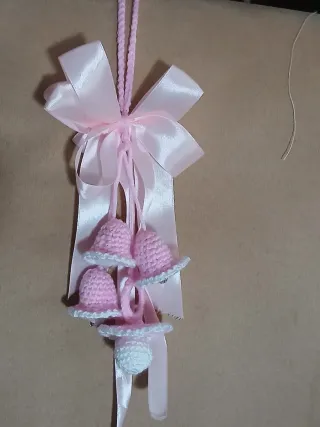 Medallas carrito bebé hechas a mano