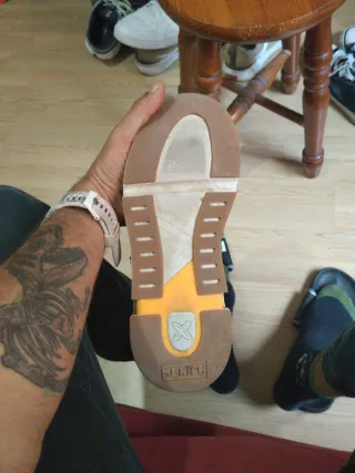 Zapatillas Munich grises y verdes