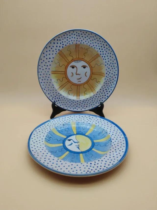 Pareja platos Gimeno Martínez Manises