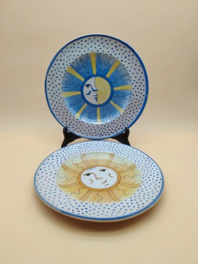 Pareja platos Gimeno Martínez Manises