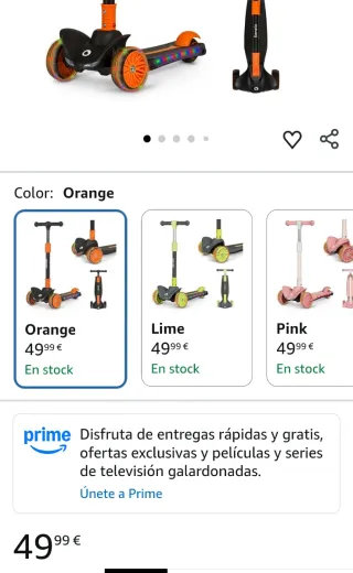 LIONELO Timmy Scooter de Equilibrio para Niños