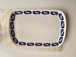 Bandeja y 6 Vasos Chupito Luarada Cerámica