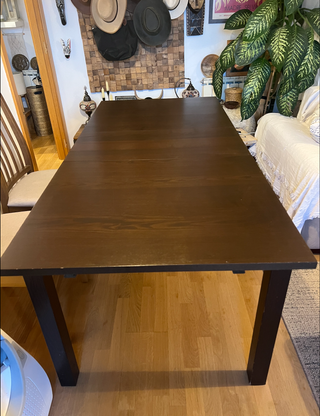Mesa comedor extensible IKEA + 4 sillas