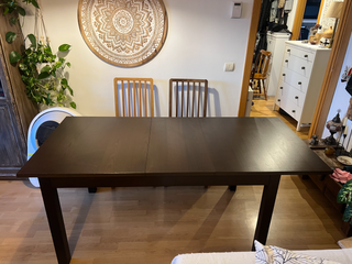 Mesa comedor extensible IKEA + 4 sillas