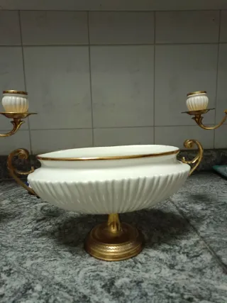 Set 2 Candelabri Vintage + Vaso Decorativo