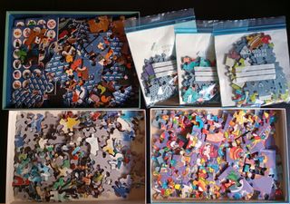 Lote 5 Puzzles Infantiles 5/6 años