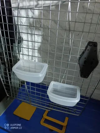 Transportín Perro XL Negro y Gris