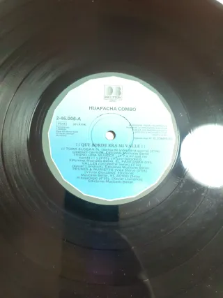 Vinilo de Huapachà Combo - Qué borde era mi valle