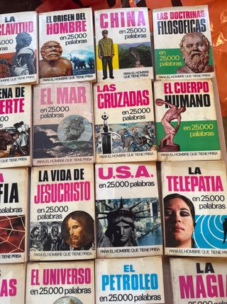 Coleccion libros en 25000 palabras.