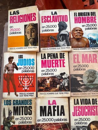 Coleccion libros en 25000 palabras.