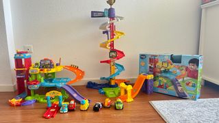 Pista de coches para bebés