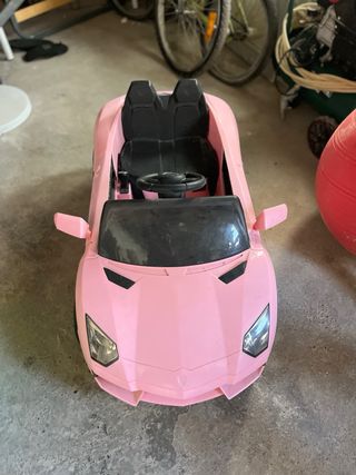 Coche eléctrico infantil rosa